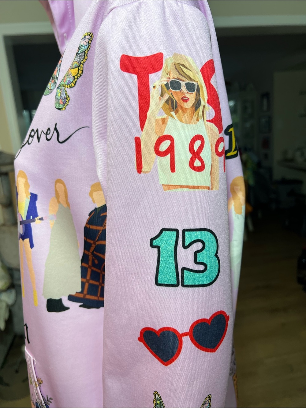 Graphic Hoodie Sweatshirt with Music-Inspired Prints Taylor Swift in her era - Picture 10 of 16